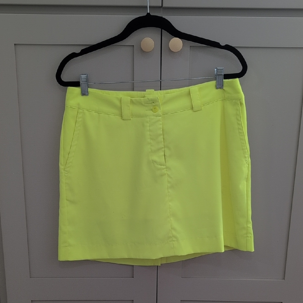 Nike Golf Bright Yellow Performance Skirt